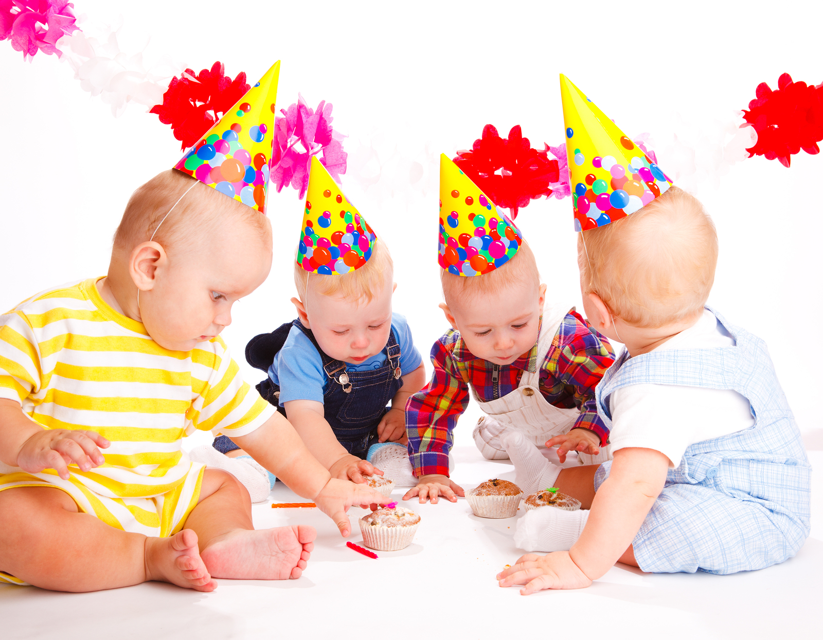 babys aan het eten